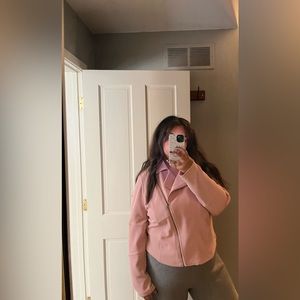 Plus Size Pink Torrid Motorcycle Style Jacket Size 3